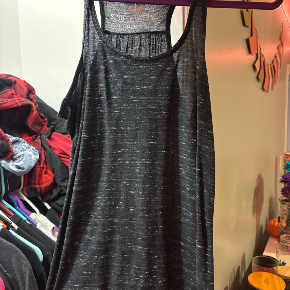 Simple Small Black Tank Top
